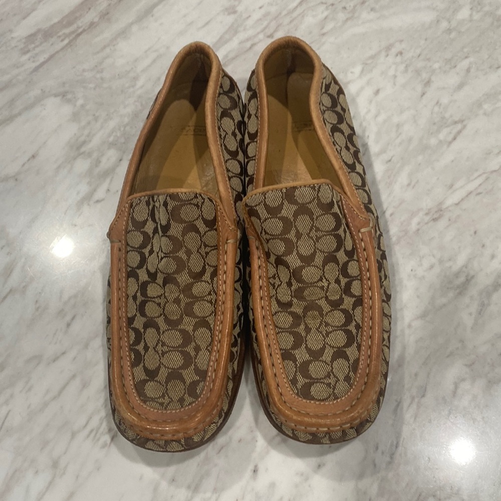 Coach logo loafers 8B